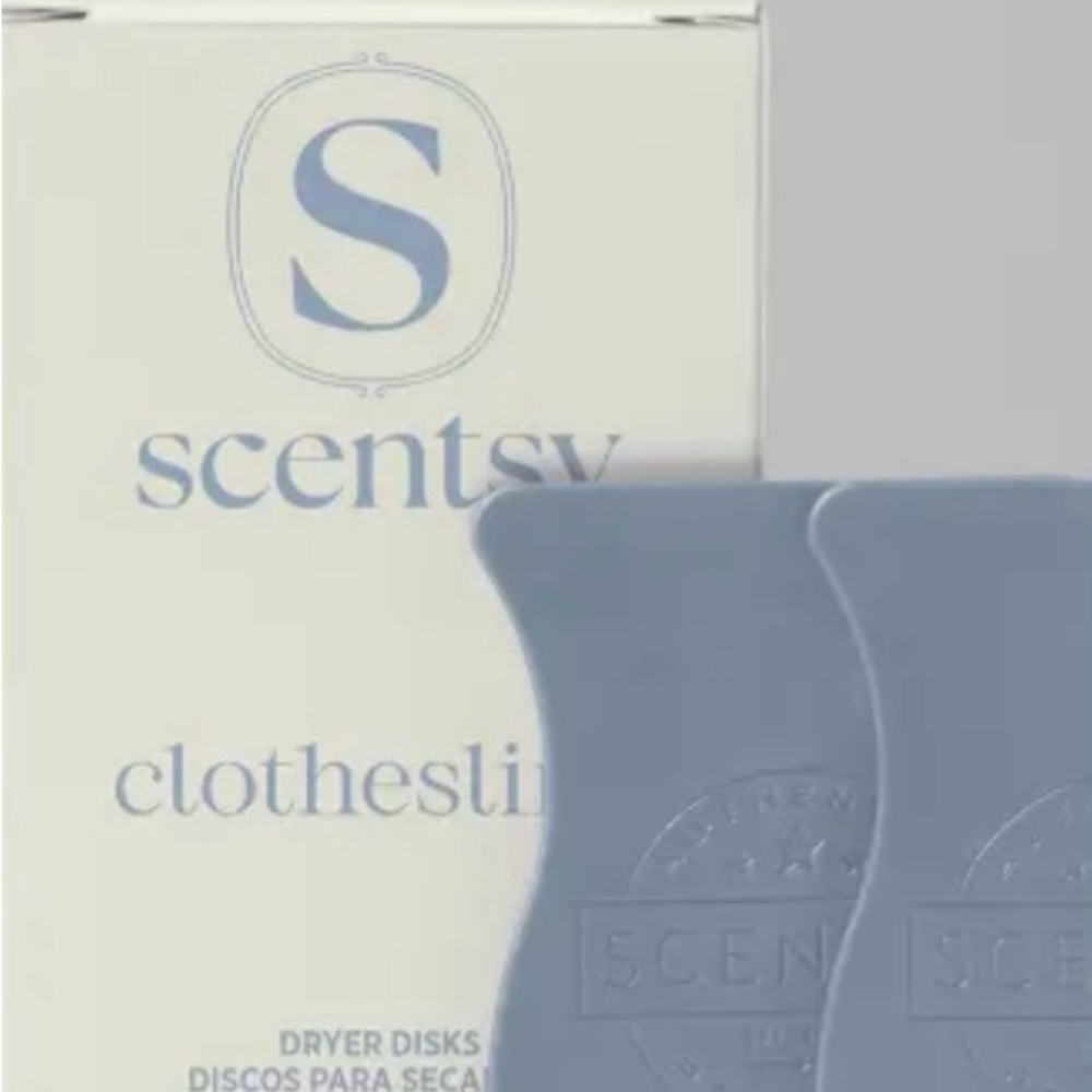 Scentsy Dryer disks x2 Clothesline Fresh